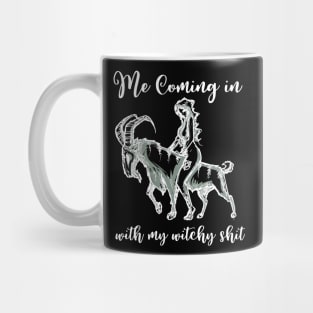 Wicca Pagan Witch Wiccan Goat Witchcraft Goth Witchy Gothic Mug